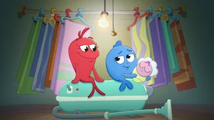 しずか/うるさい + きれい/きたない + いく/とまる + かぎをしめる/あける サムネイル